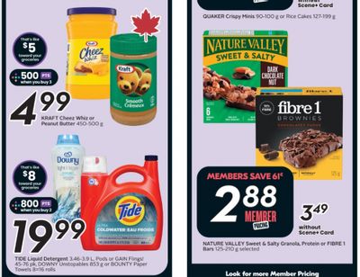 Sobeys Canada: Kraft Cheez Wiz and Peanut Butter Scene+ Points Deal
