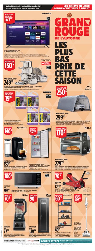 Canadian Tire (QC) Flyer September 18 to 25