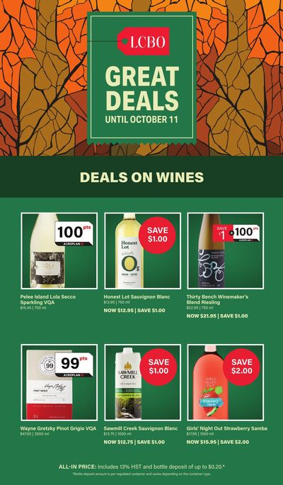 LCBO Flyer September 15 to October 11