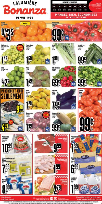 Bonanza Flyer September 17 to 23
