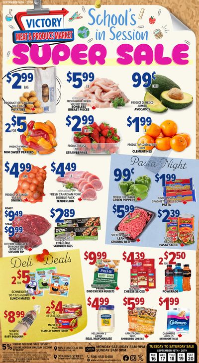 Victory Meat Market Flyer September 16 to 20