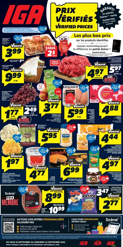 IGA (QC) Flyer September 18 to 24
