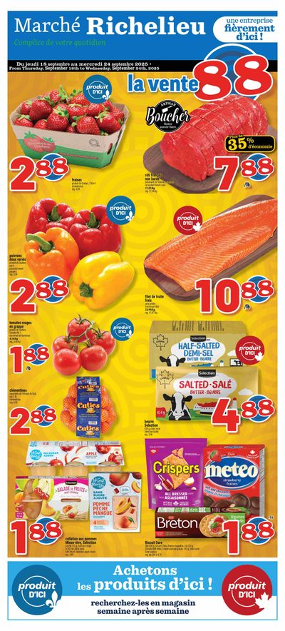 Marche Richelieu Flyer September 18 to 24