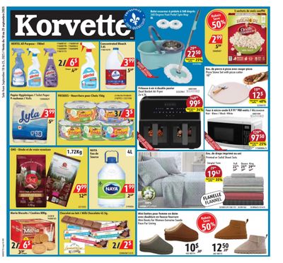Korvette Flyer September 18 to 25