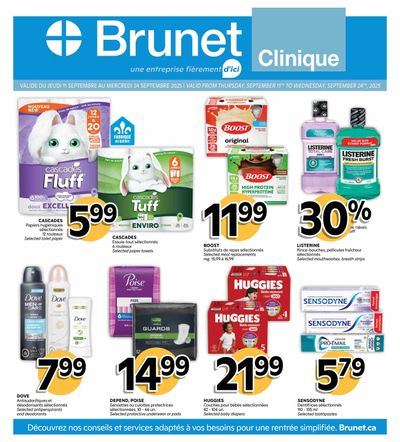 Brunet Clinique Flyer September 11 to 24