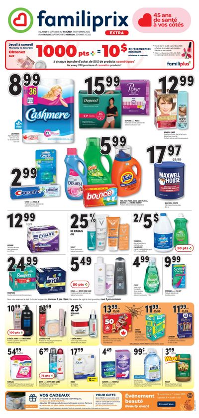 Familiprix Extra Flyer September 18 to 24
