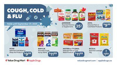 Value Drug Mart Flyer September 14 to 27
