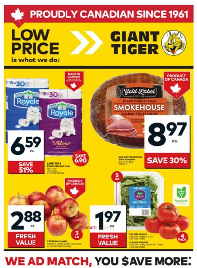Giant Tiger Canada Flyer Deals September 17th – 23rd