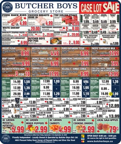 Butcher Boys Grocery Store Flyer September 12 to 22