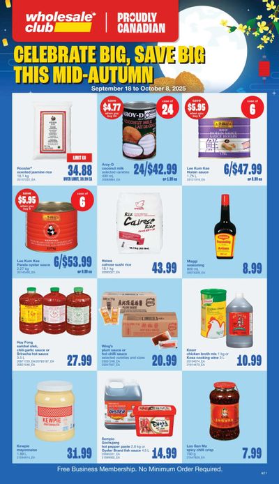 Wholesale Club (Atlantic) Flyer September 18 to October 8
