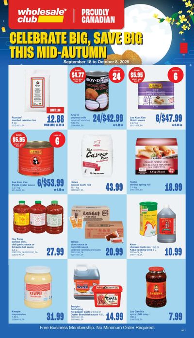 Wholesale Club (ON) Flyer September 18 to October 8