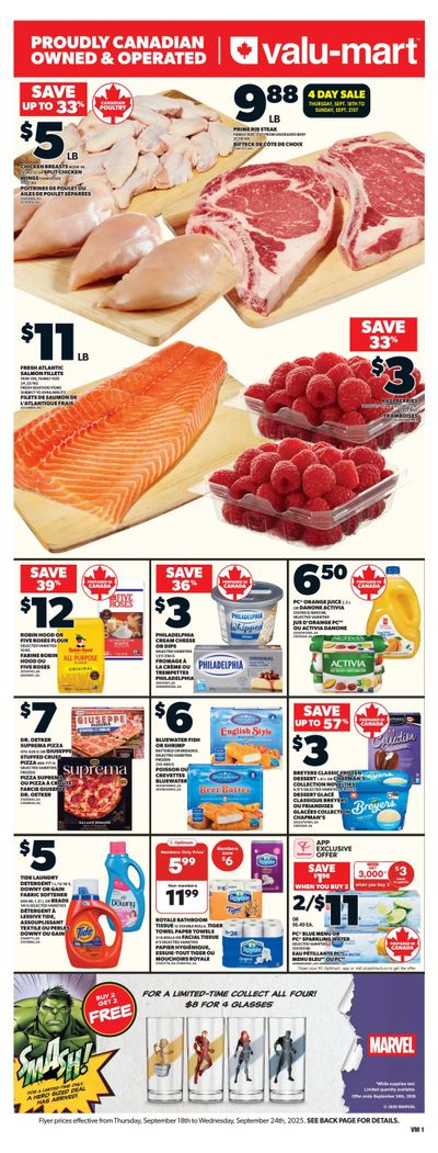 Valu-mart Flyer September 18 to 24