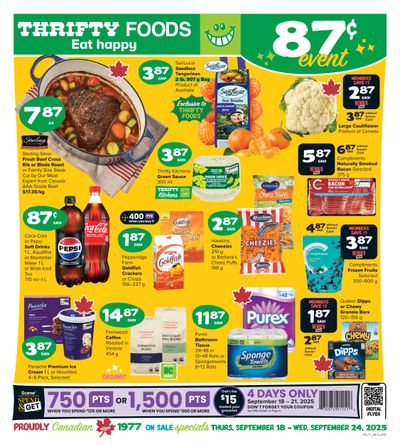 Thrifty Foods Flyer September 18 to 24