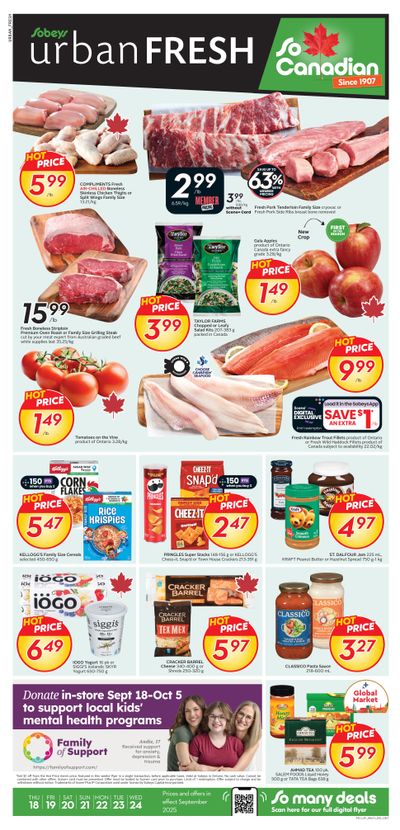 Sobeys Urban Fresh Flyer September 18 to 24