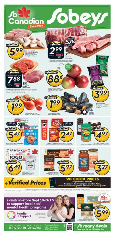 Sobeys (Atlantic) Flyer September 18 to 24