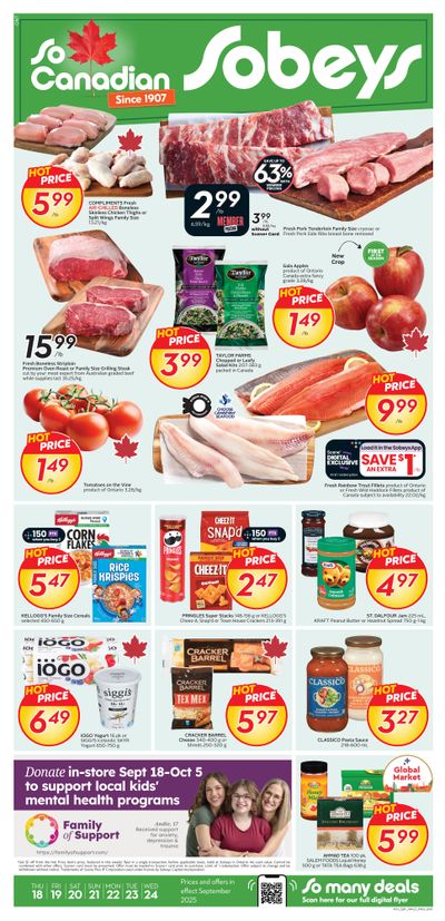 Sobeys (ON) Flyer September 18 to 24