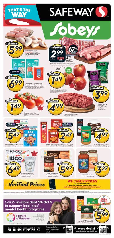 Sobeys/Safeway (SK & MB) Flyer September 18 to 24