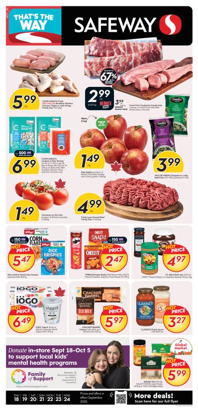 Safeway (BC) Flyer September 18 to 24