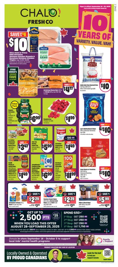 Chalo! FreshCo (ON) Flyer September 18 to 24