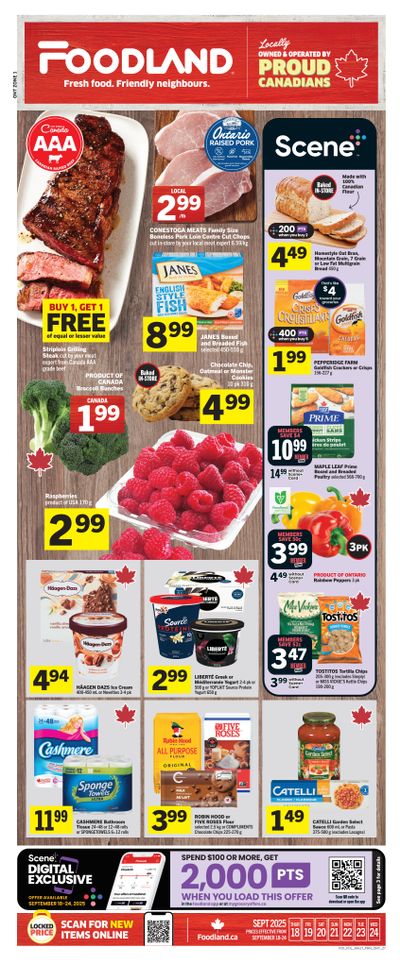 Foodland (ON) Flyer September 18 to 24