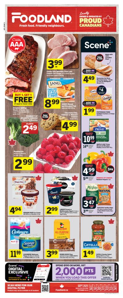 Foodland (Atlantic) Flyer September 18 to 24