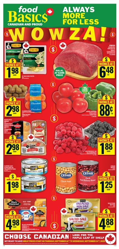 Food Basics Flyer September 18 to 24