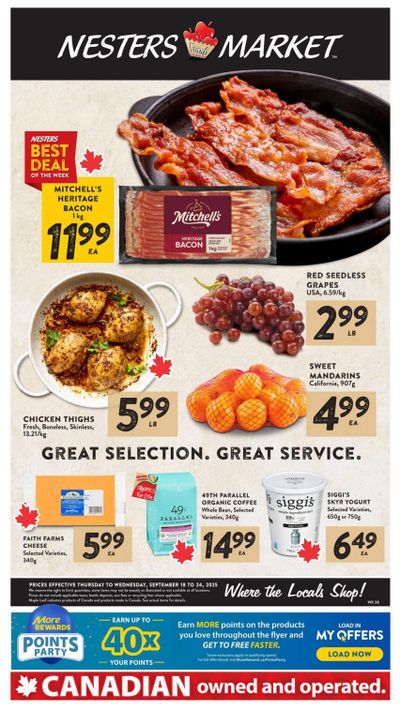 Nesters Market Flyer September 18 to 24