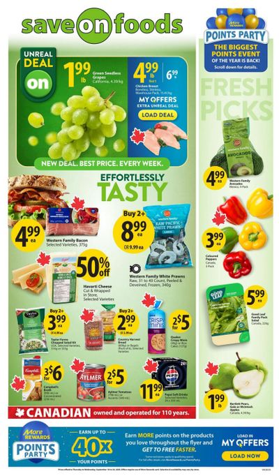 Save On Foods (AB) Flyer September 18 to 24