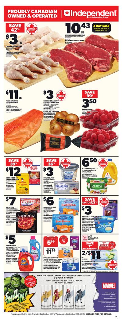 Independent Grocer (Atlantic) Flyer September 18 to 24