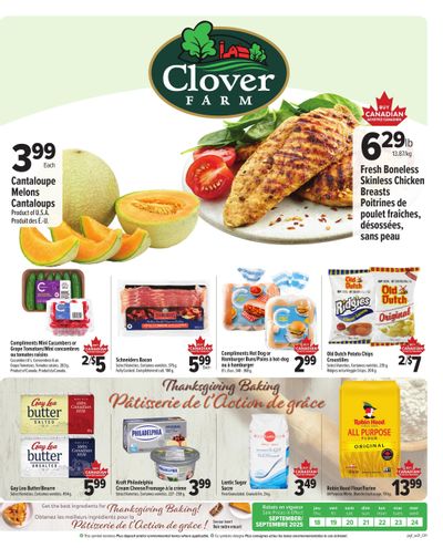 Clover Farm (Atlantic) Flyer September 18 to 24