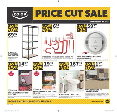 Co-op (West) Home Centre Flyer September 18 to 24
