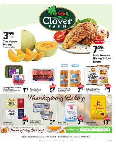 Clover Farm (West) Flyer September 18 to 24