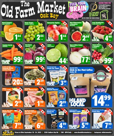 The Old Farm Market (Victoria) Flyer September 18 to 24