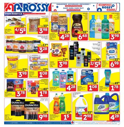 Rossy Flyer September 18 to 24