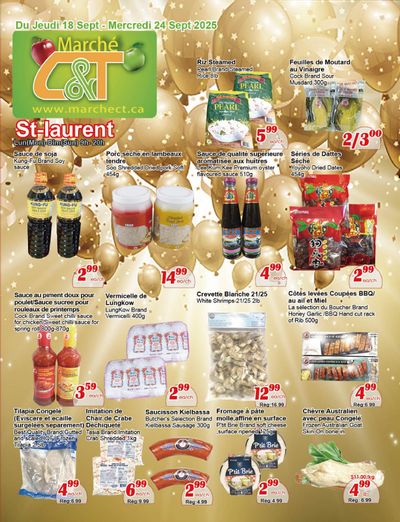 Marche C&T (St. Laurent) Flyer September 18 to 24