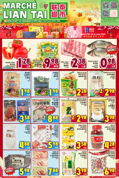 Marche Lian Tai Flyer September 18 to 24