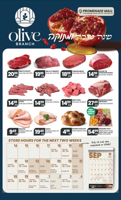 Olive Branch Flyer September 18 to October 1