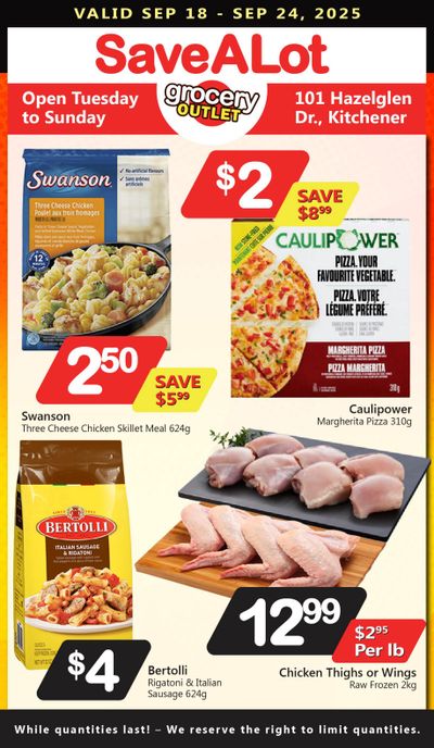 SaveALot Grocery Outlet Flyer September 18 to 24