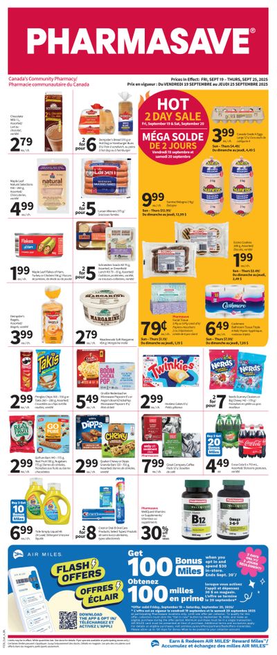 Pharmasave (NB) Flyer September 19 to 25