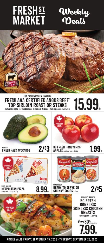 Fresh St. Market Flyer September 19 to 25