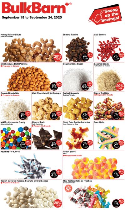 Bulk Barn Flyer September 18 to 24