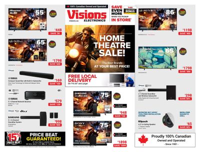 Visions Electronics Flyer September 19 to 25