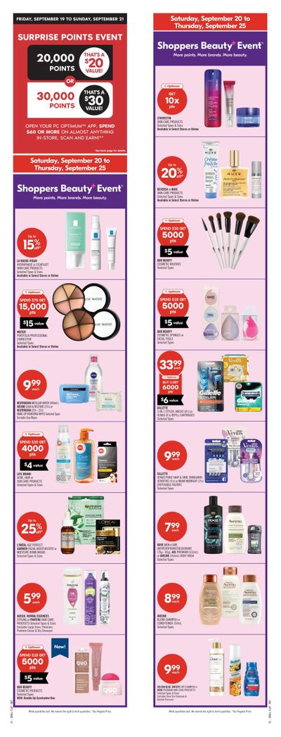 Shoppers Drug Mart (Atlantic) Flyer September 20 to 25