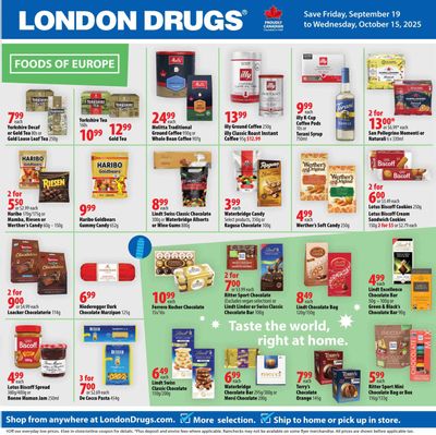 London Drugs Foods Of Europe Flyer September 19 to October 15