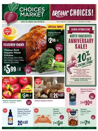 Choices Market Flyer September 18 to 24