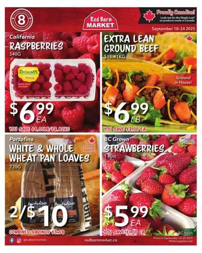 Red Barn Market Flyer September 18 to 24