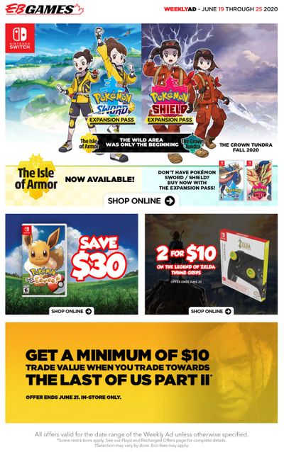 EB Games Flyer June 19 to 25