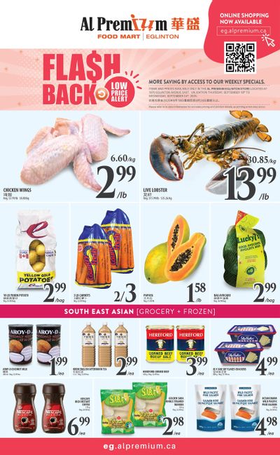 Al Premium Food Mart (Eglinton Ave.) Flyer September 18 to 24