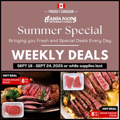 Basha Foods International Flyer September 18 to 24