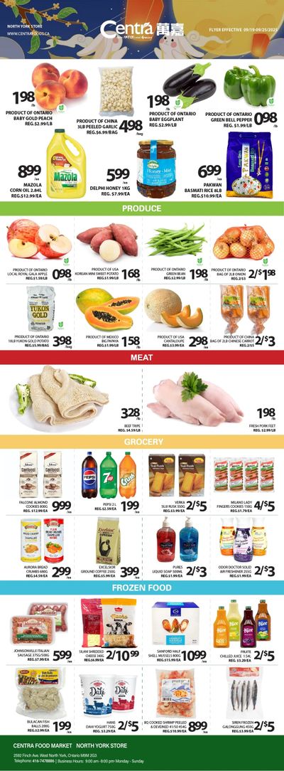 Centra Foods (North York) Flyer September 19 to 25